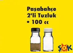 PAŞABAHÇE 2'Lİ TUZLUK 100 CC PAŞABAHÇE 2'Lİ TUZLUK 100 CC